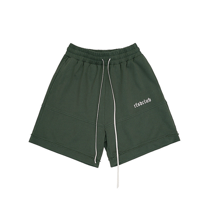 men's loose cotton shorts, view 2 - MRSLM