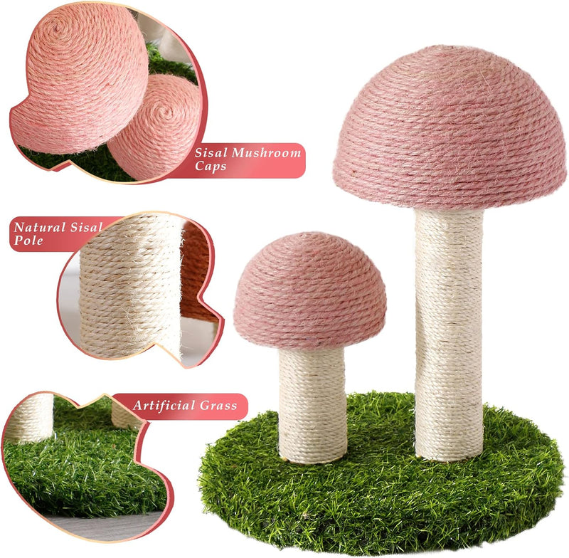 mushroom cat climbing frame, view 11 - MRSLM