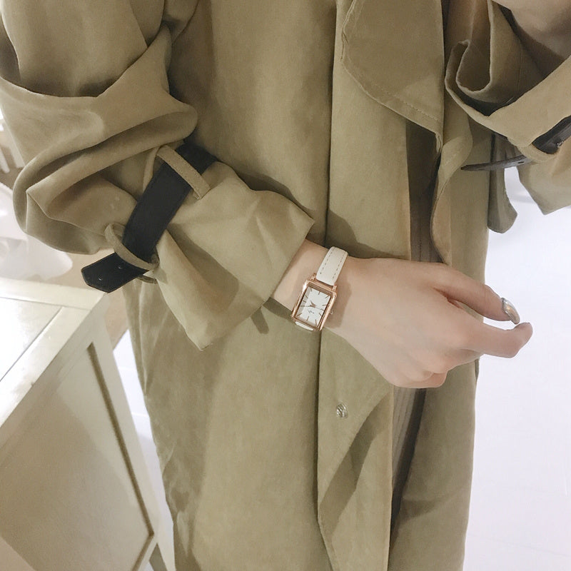 retro square women's watch, view 10 - MRSLM