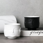ceramic flower pot, view 2 - MRSLM