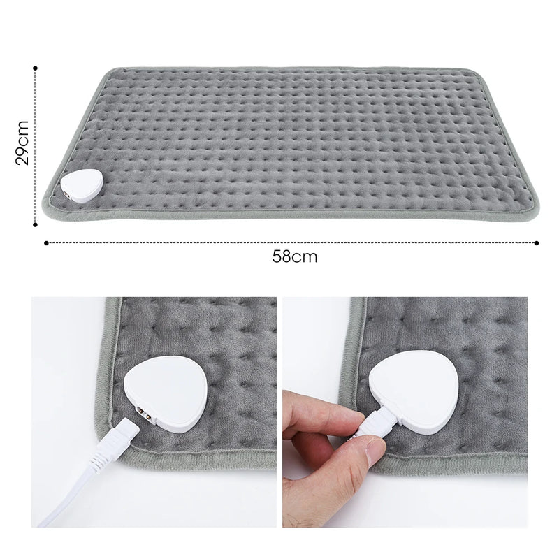 electric heating pad for abdomen, back and waist, view 6 - MRSLM