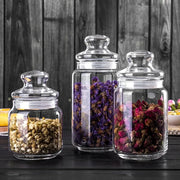 Portable glass tea storage jar, view 7 - MRSLM