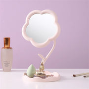 sunflower makeup mirror with jewelry hooks, view 4 - MRSLM