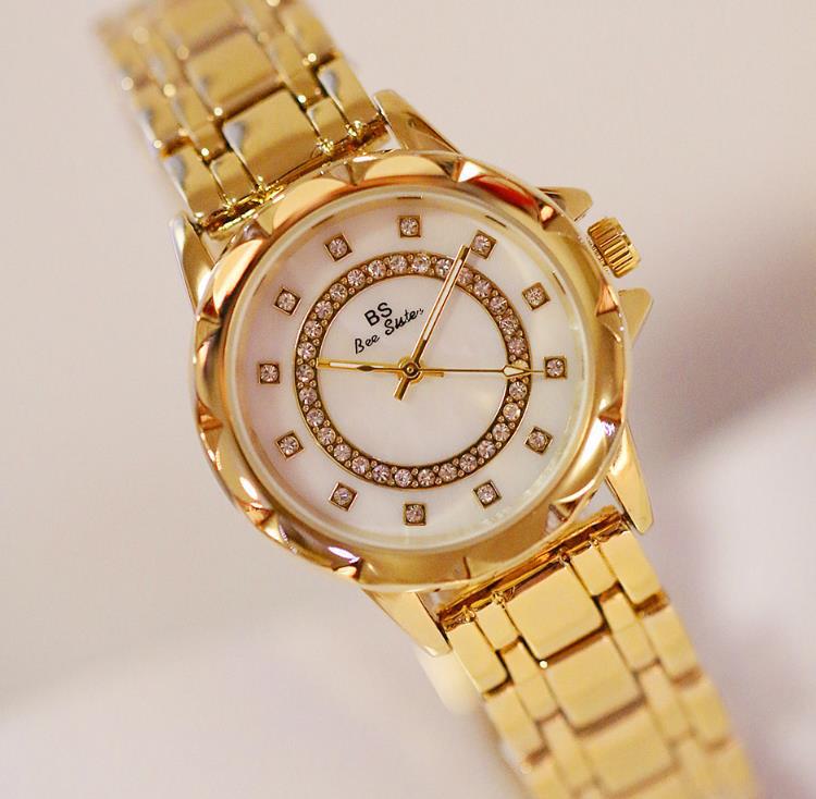 women's stone-set slim quartz watch, view 4 - MRSLM