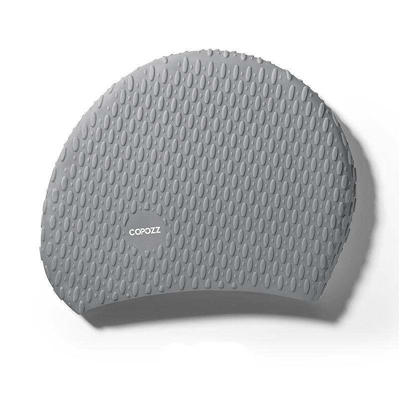 silicone swimming cap for long hair, view 4 - MRSLM