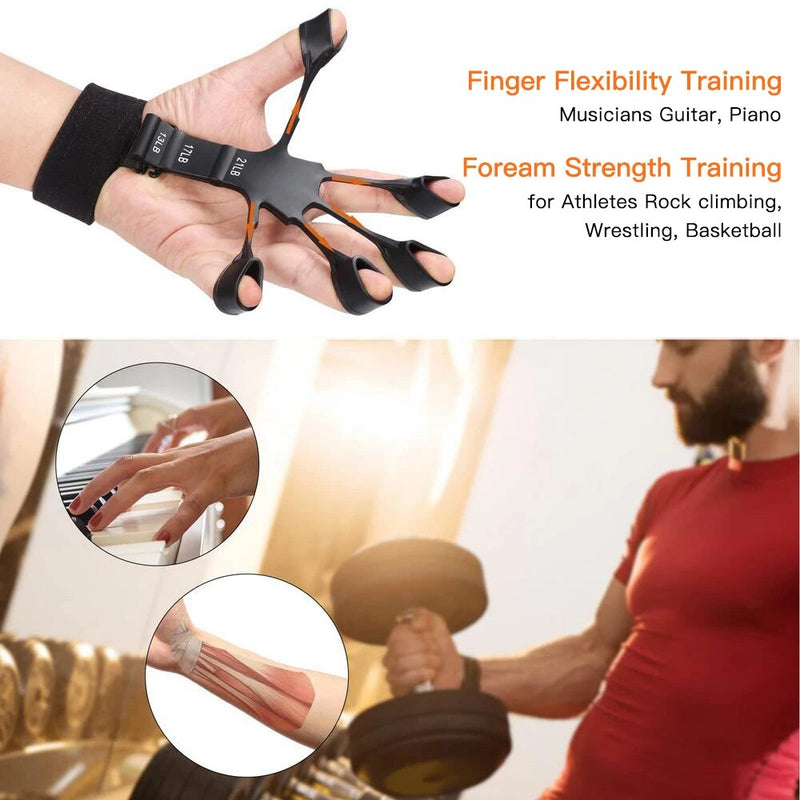 silicone finger strength trainer, view 5 - MRSLM