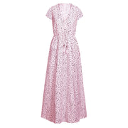 polka dot bohemian beach dress, view 8 - MRSLM