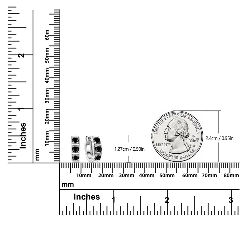 S925 silver moissanite ear clips, view 6 - MRSLM
