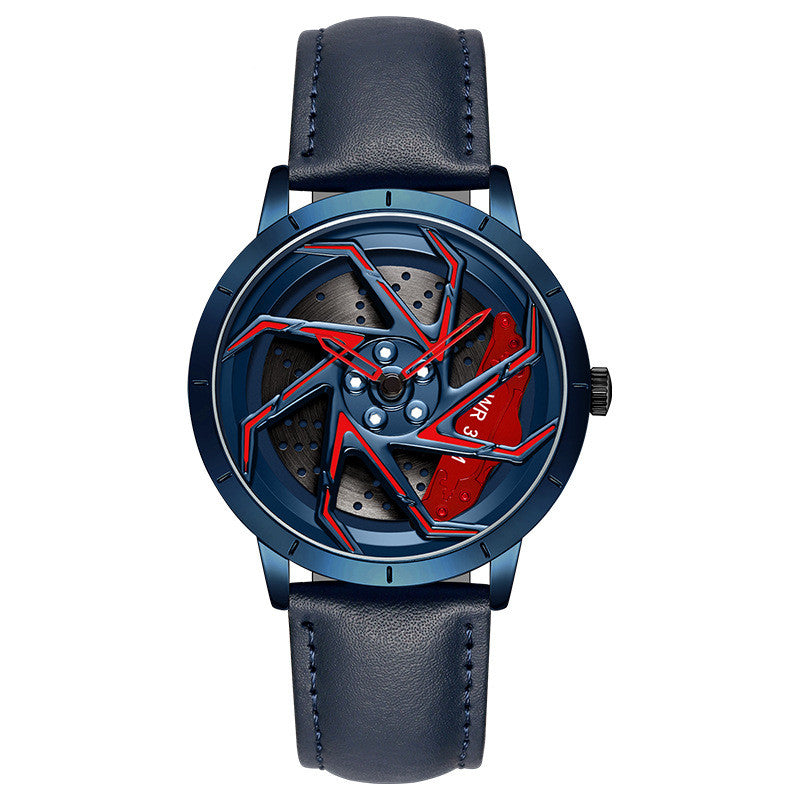 men's waterproof quartz watch, view 3 - MRSLM