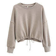 women's 100% cotton hooded pullover, view 2 - MRSLM