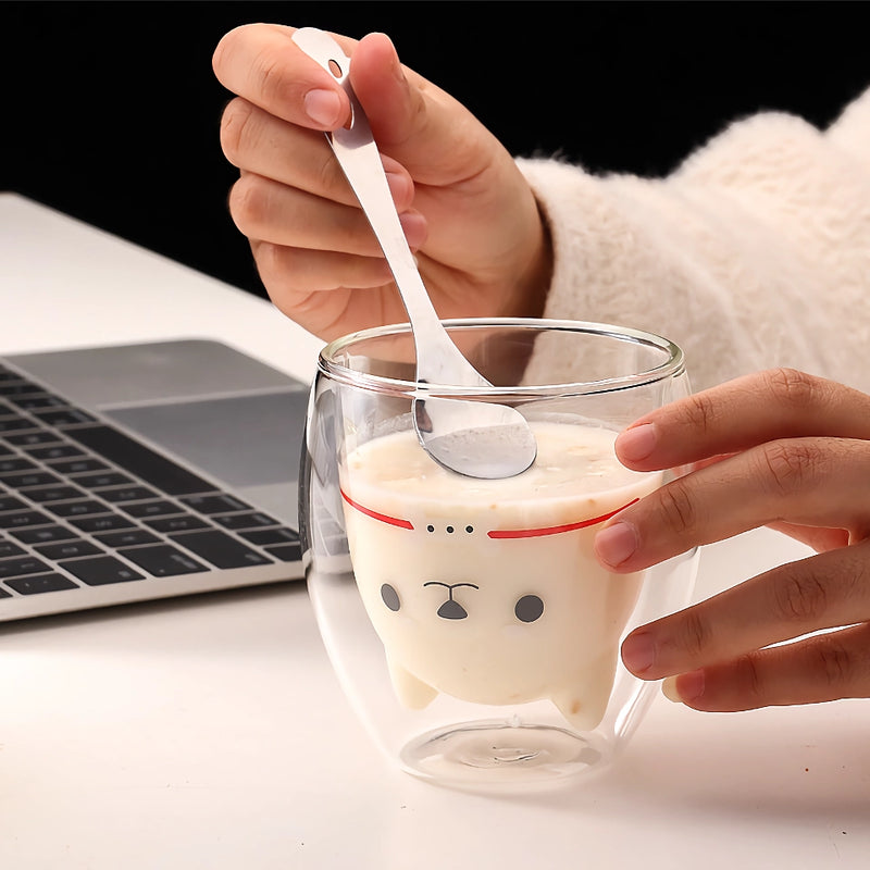 cute double glass cup, view 8 - MRSLM