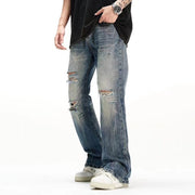 men's ripped blue jeans - MRSLM