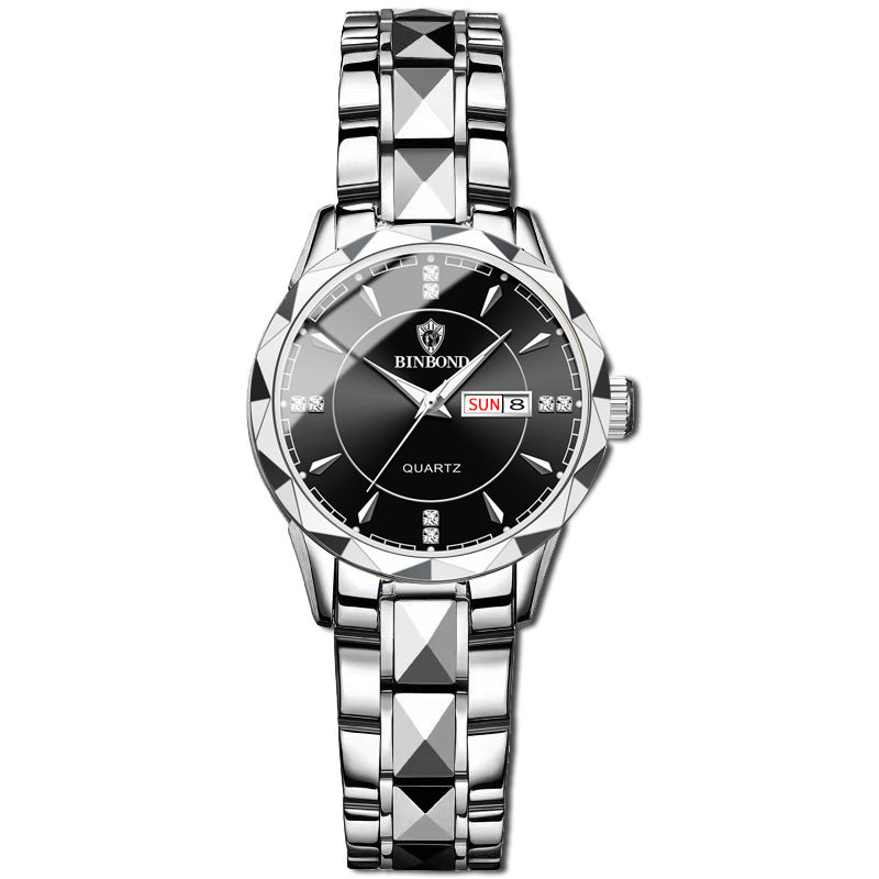 Steel calendar quartz watch, view 2 - MRSLM
