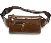 retro leather waist bag, view 10 - MRSLM