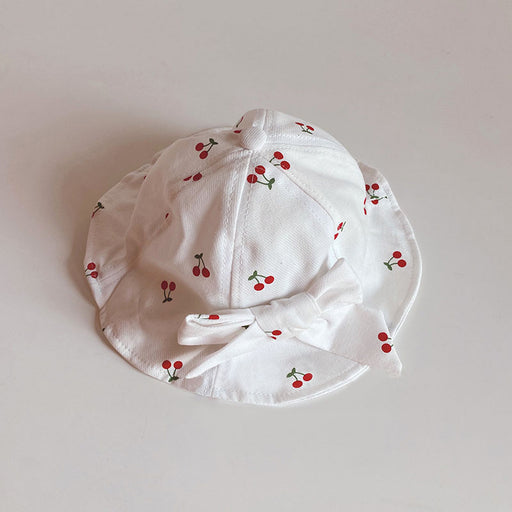 kids fruit print bucket hat, view 3 - MRSLM