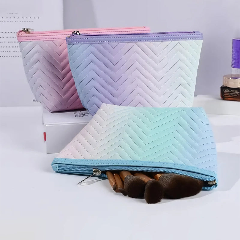 gradient color makeup bag, view 9 - MRSLM