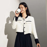 slim fit contrast color jacket, view 4 - MRSLM