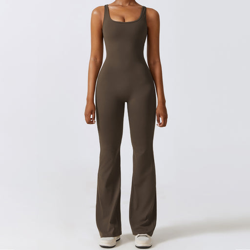 women's yoga jumpsuit, view 3 - MRSLM