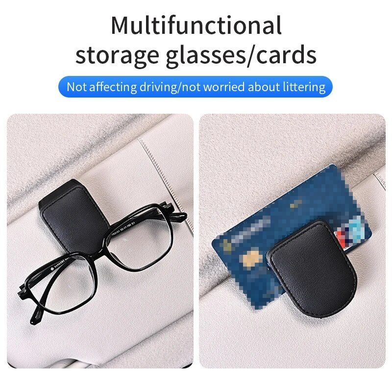 Universal Car Sunglasses Holder with Card Slot