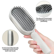 self-cleaning hair brush, view 9 - MRSLM