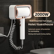 wall mounted hair dryer, view 3 - MRSLM