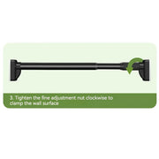 adjustable stainless steel shower curtain rod, view 15 - MRSLM