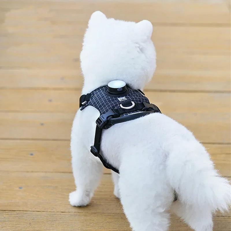 adjustable led safety harness for pets, view 4 - MRSLM