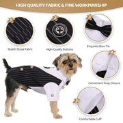 dog tuxedo with bow-tie, view 10 - MRSLM