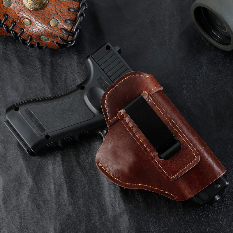hidden leather small pouch, view 3 - MRSLM