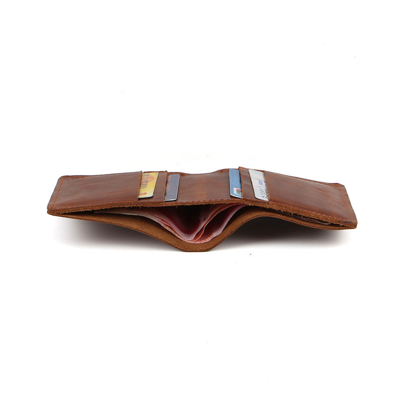 men's cowhide leather wallet, view 2 - MRSLM