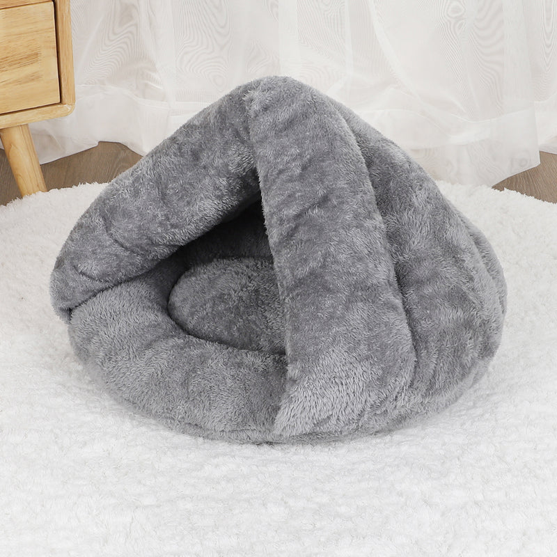 cozy plush dog bed, view 3 - MRSLM