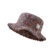 rainbow knitted wool blend beanie, view 5 - MRSLM