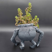 large resin jar planter, view 2 - MRSLM