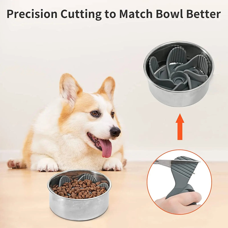 Slow feeder insert for dog bowls, view 5 - MRSLM