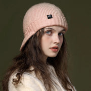 warm knit duckbill cap with visor - MRSLM