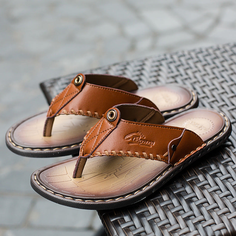 men's large size summer slippers, view 7 - MRSLM