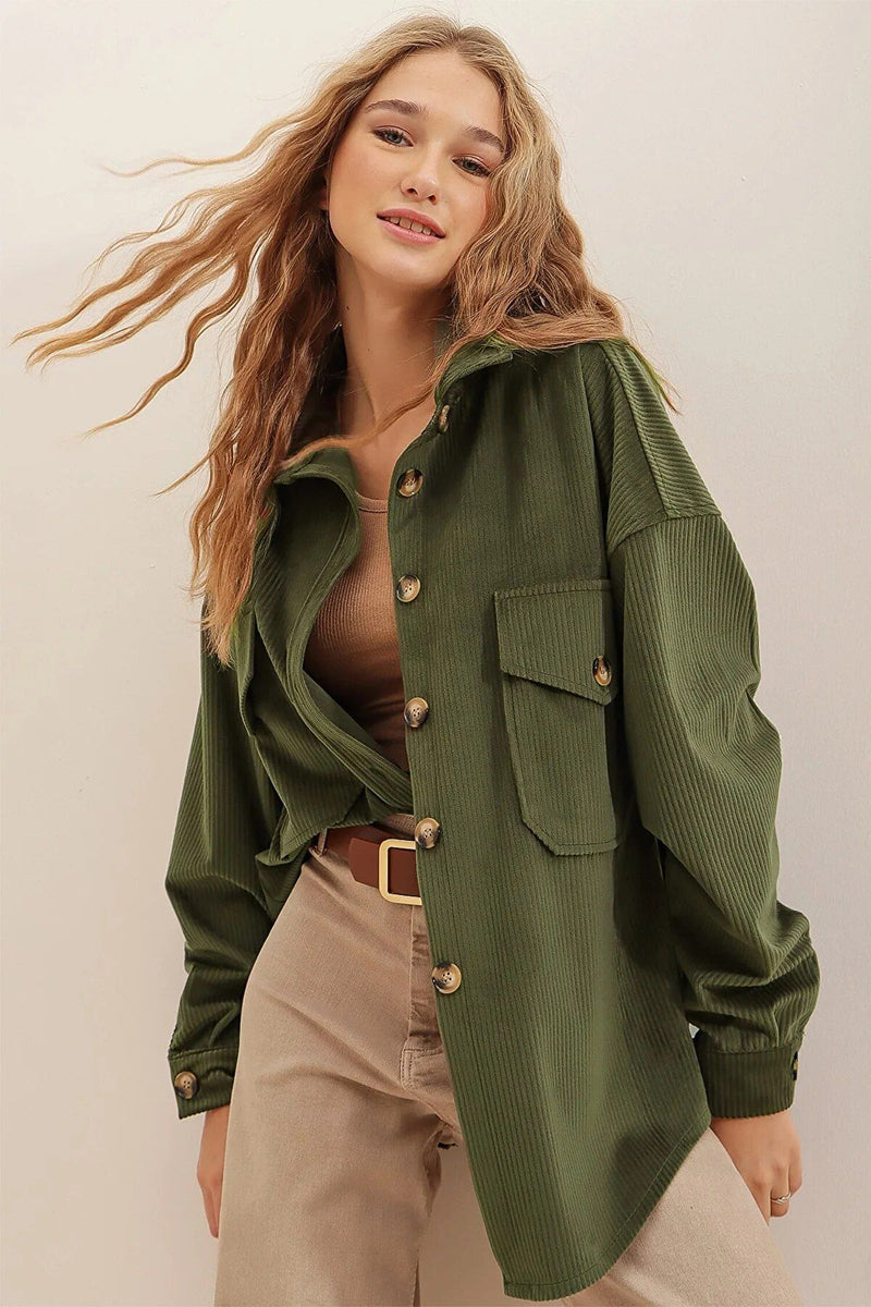 long sleeve bomber jacket overcoat, view 4 - MRSLM