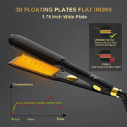 ceramic and titanium hair straightener, view 4 - MRSLM