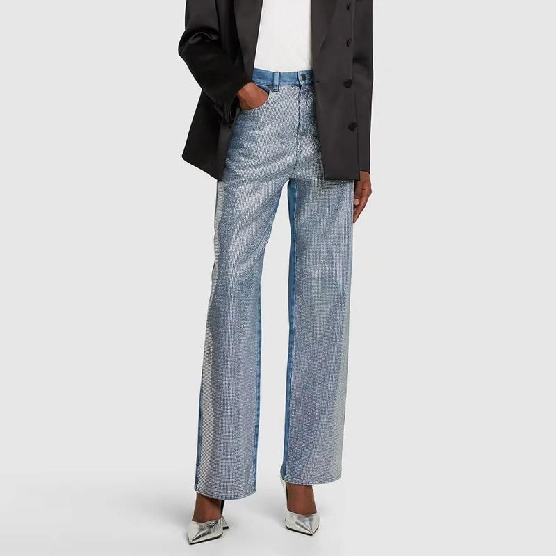 high waist wide leg loose jeans - MRSLM