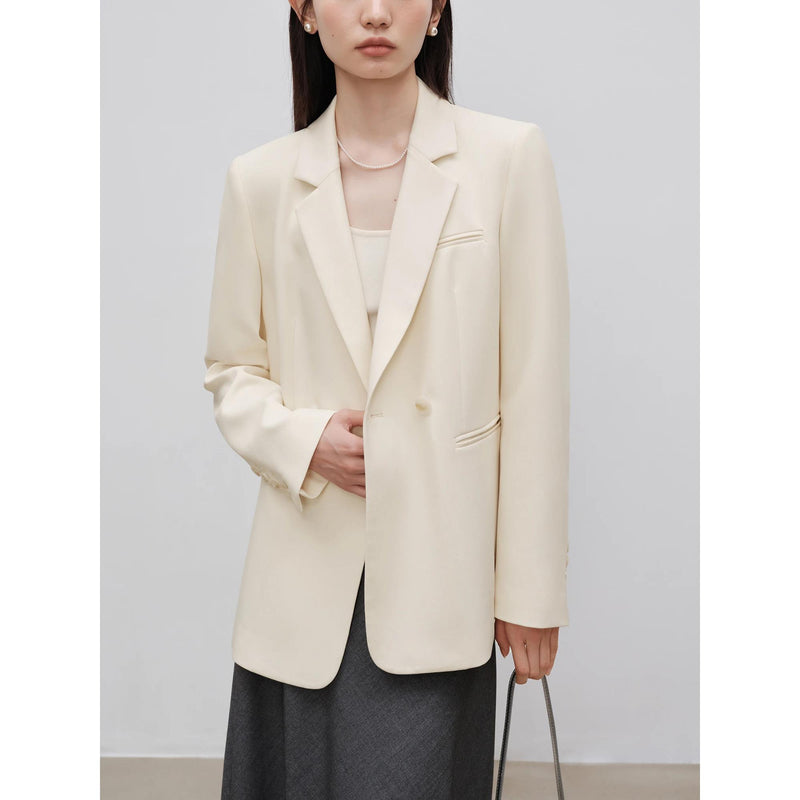 casual blazer jacket for women, view 4 - MRSLM