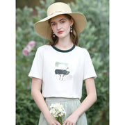 floral graphic tee, view 4 - MRSLM