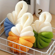 Cute pumpkin shaped bath sponge mesh balls, view 8 - MRSLM