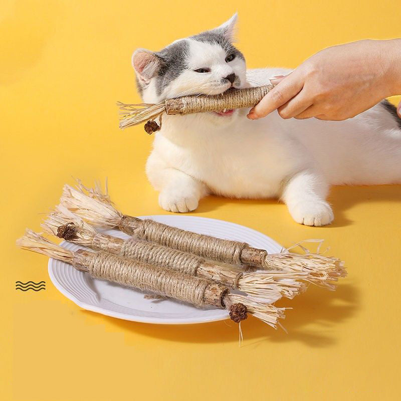 silvervine chew stick cat toy, view 4 - MRSLM