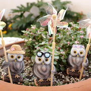 owl resin decoration set, view 5 - MRSLM