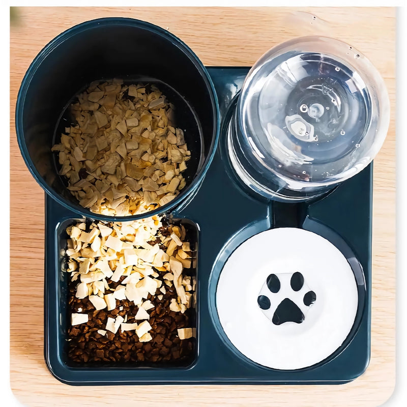 Automatic cat feeder with water dispenser, view 5 - MRSLM