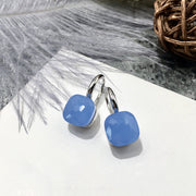 colored stone french hook earrings, view 11 - MRSLM