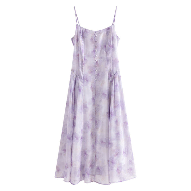 Floral sleeveless summer dress, view 12 - MRSLM