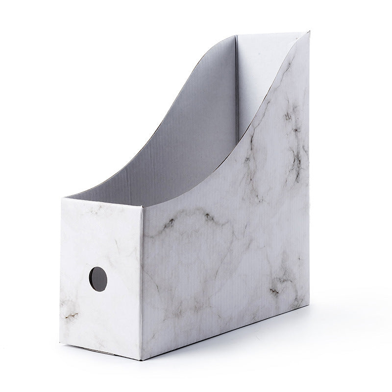 minimalist white desktop organizer, view 6 - MRSLM