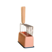 cat litter scoop with wooden handle, view 2 - MRSLM