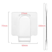 acrylic transparent makeup palette with spatula, view 3 - MRSLM